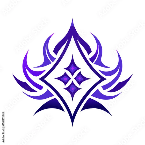 Obraz abstract  flower logo 