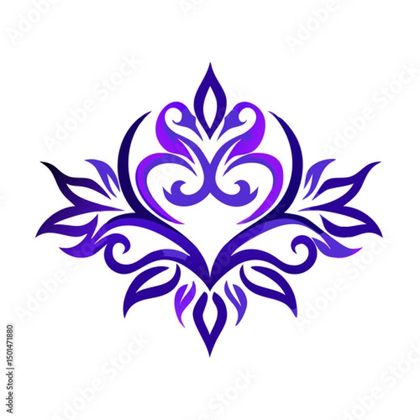 Fototapeta abstract  flower logo 