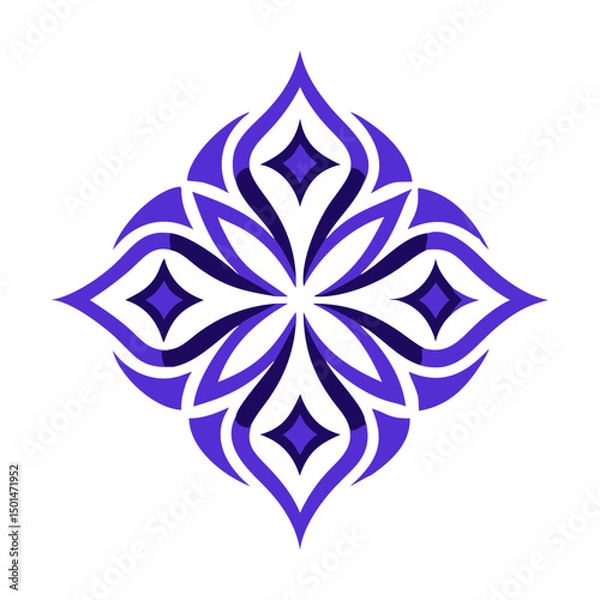 Obraz abstract  flower logo 