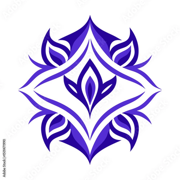 Obraz abstract  flower logo 