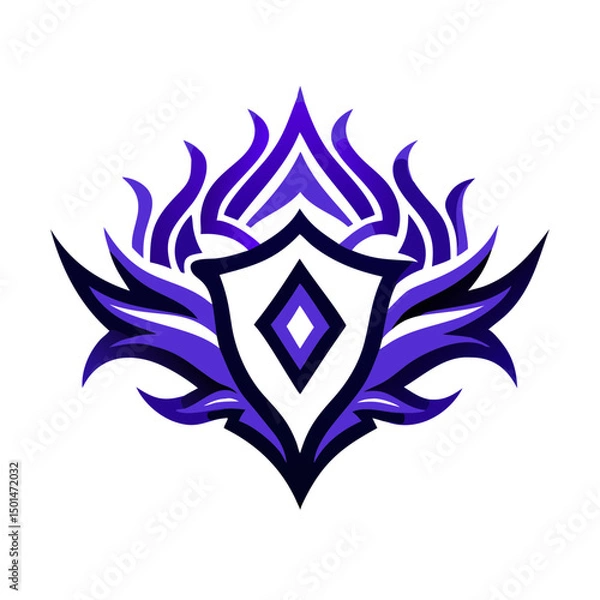 Fototapeta abstract  flower logo 