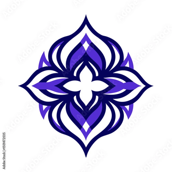Obraz abstract  flower logo 