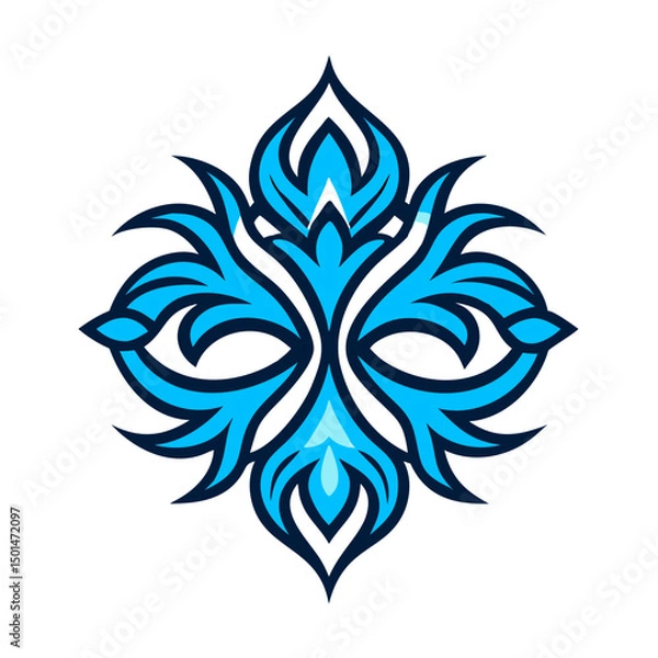 Obraz abstract  flower logo 