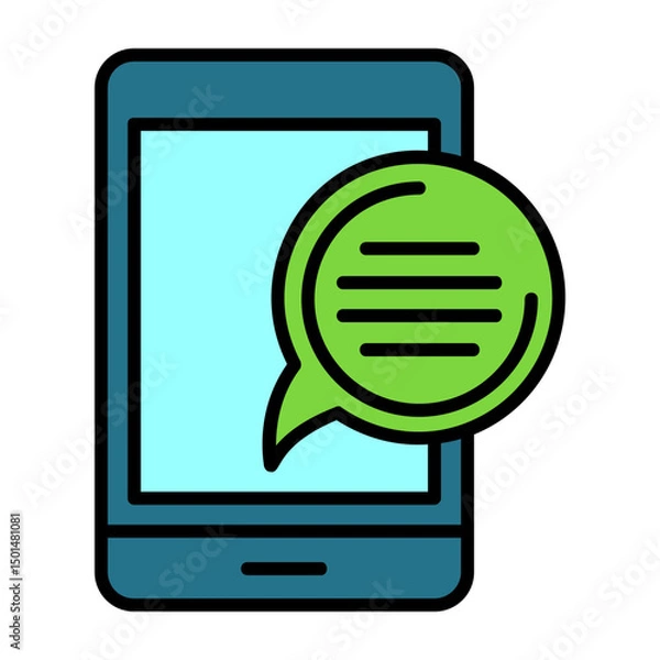 Obraz Message Colorful Icon