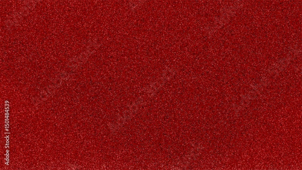 Fototapeta Red background gradient with black grain texture. Rough grainy surface with dark red noise and subtle shimmer effect. Elegant minimal wallpaper with metallic sparkle and moody overlay.