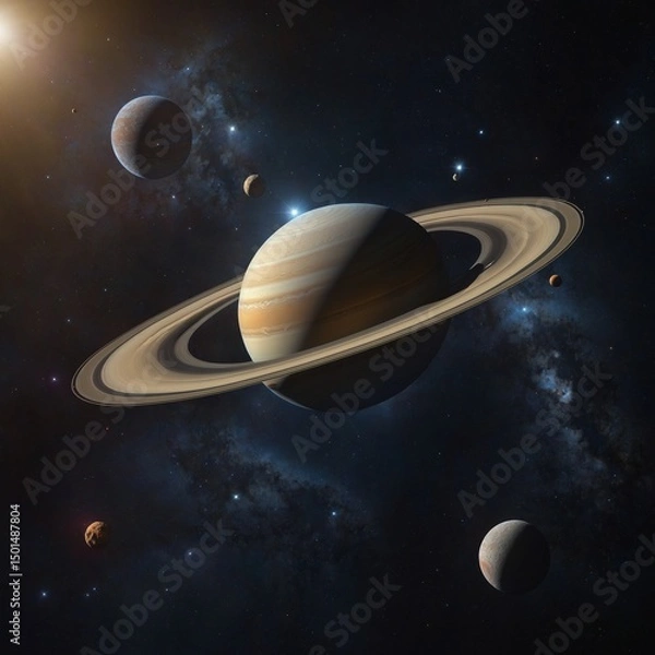 Obraz planet and space