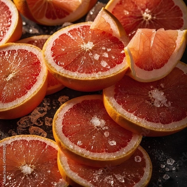 Obraz grapefruit and orange