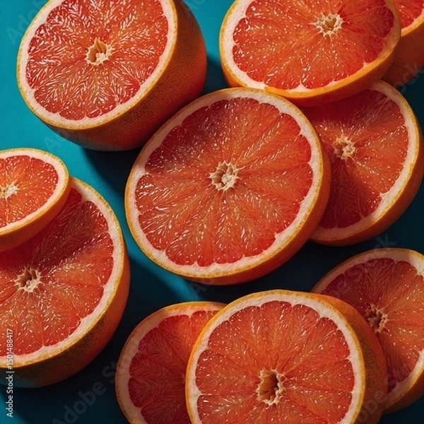 Obraz citrus fruits background
