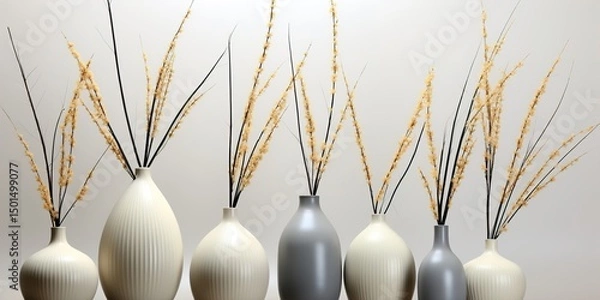 Fototapeta wheat in a vase on the table