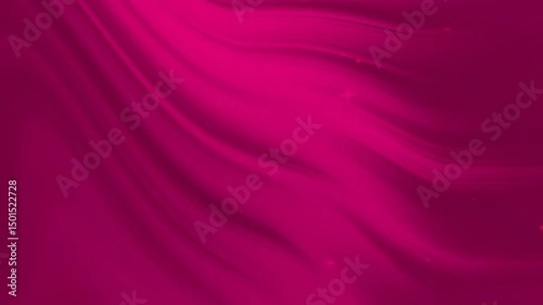 Obraz Fuchsia fabric with flowing folds.