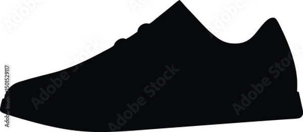 Obraz black and white shoe