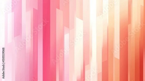 Obraz Abstract vertical rectangles create a gradient of warm colors