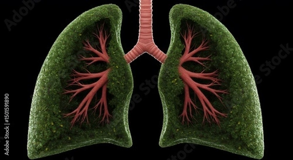 Fototapeta Lungs of Nature: A Breath of Fresh Air