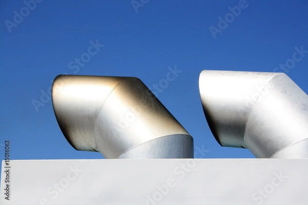 Obraz Schornsteine auf Schiff