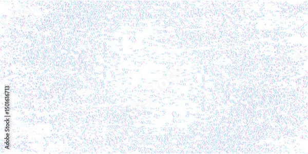 Obraz Glitch Texture with StaticNoise. Abstract digital interference background. Analog Television Signal Error with White Noise Artifacts. Pixel Distortion and No Signal Effect for Overlay and Background. 