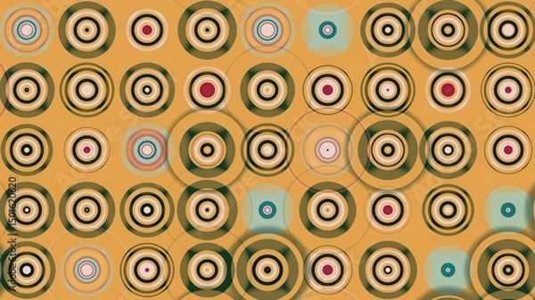 Fototapeta circle motif, circle pattern, symmetrical, circle lines, wall wallpaper, HD