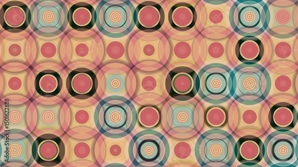 Fototapeta circle motif, circle pattern, symmetrical, circle lines, wall wallpaper, HD