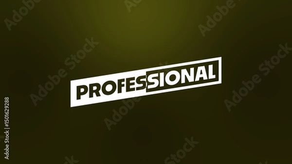 Obraz Animated Title