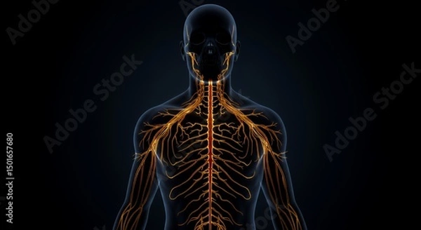 Obraz Human Nervous System: Anatomy 3D Model