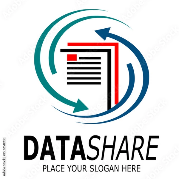 Obraz Data sharing icon design vector