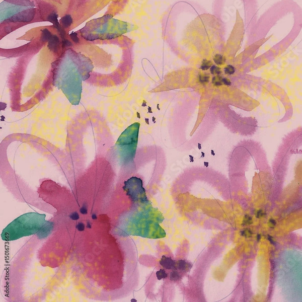 Obraz abstract watercolor background