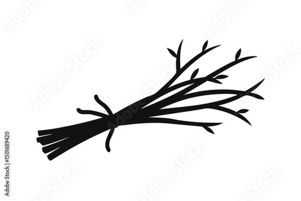 Obraz branch of a tree with a leaf