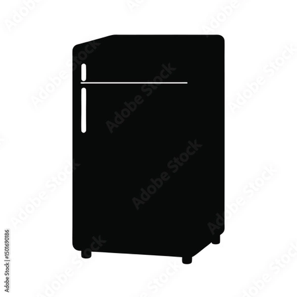 Obraz modern refrigerator isolated on white