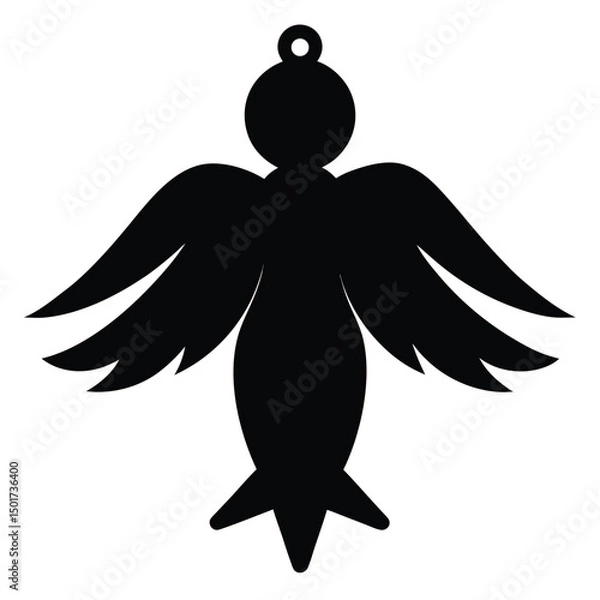 Fototapeta vector illustration of an eagle