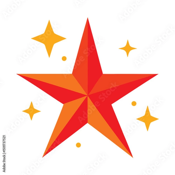 Fototapeta star icon vector illustration