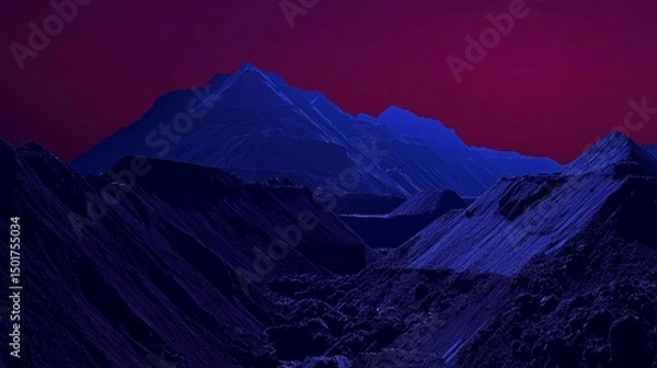 Obraz mountain landscape with mountains