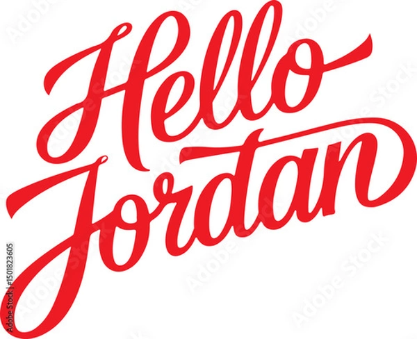 Obraz Hello Jordan.