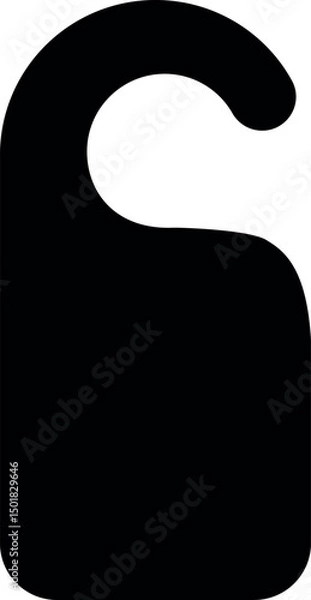 Obraz Hanging door tag icon vector Art & Illustration