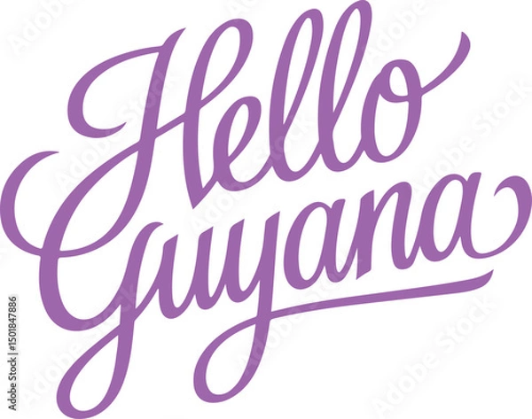 Obraz Hello Guyana.