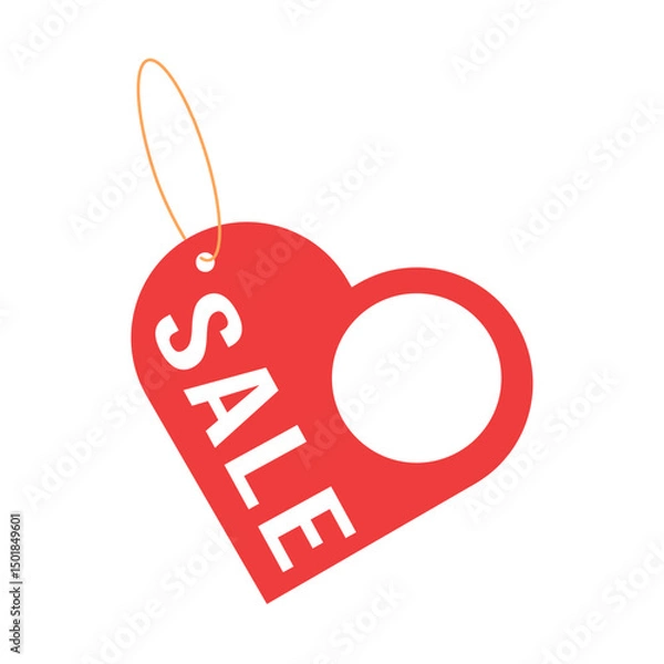 Fototapeta Sale Label Hang Tag Vector, Discount Hang Tag
