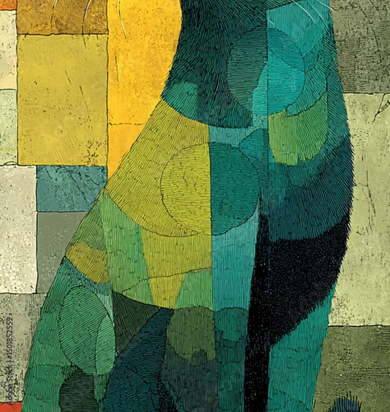 Obraz abstract grunge background with stripes