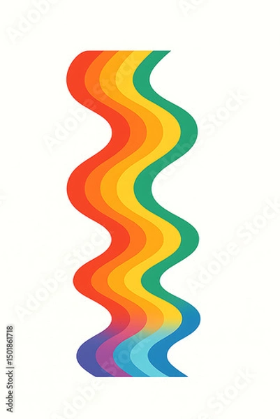 Fototapeta abstract rainbow background