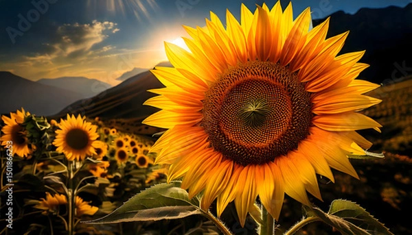 Obraz sunflower in the sun