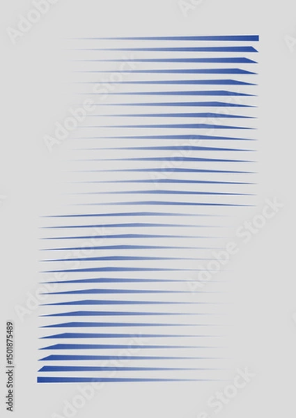 Obraz Blue design art.