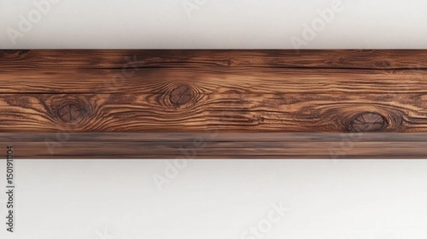 Fototapeta Rustic Wooden Surface with Distinct Grain Patterns and Textures