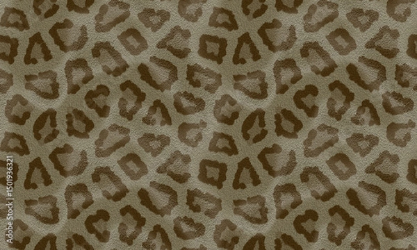 Obraz Elegant Leopard Print Seamless Pattern Stylish Brown Texture Design
