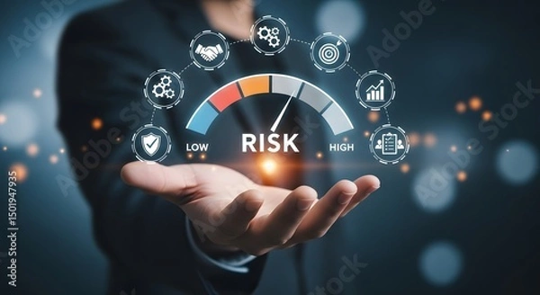 Fototapeta Strategic Risk Management Assessing, Monitoring, and Mitigating Business Risks for Enhanced Performance and Growth