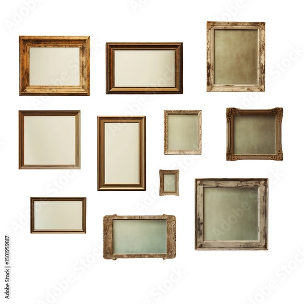 Fototapeta set of frames