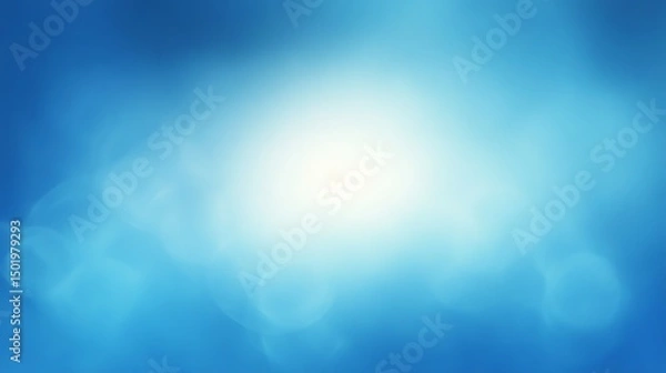 Fototapeta Light blue abstract background with soft focus.