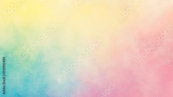 Fototapeta Delicate pastel color blend with soft, diffused textures.