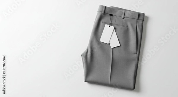 Obraz Gray Pants with Blank Tag