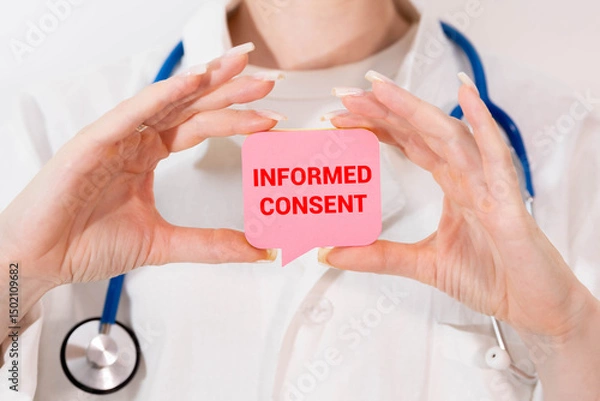 Fototapeta Informed Consent is one of the founding principles of research ethics