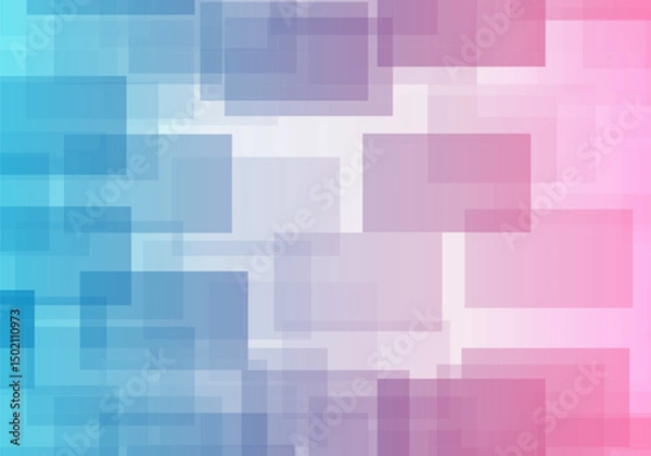 Obraz Abstract background square shape in vector illustration