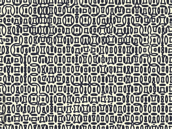 Fototapeta Abstract grunge vector background, Monochrome  raster composition of irregular graphic elements.