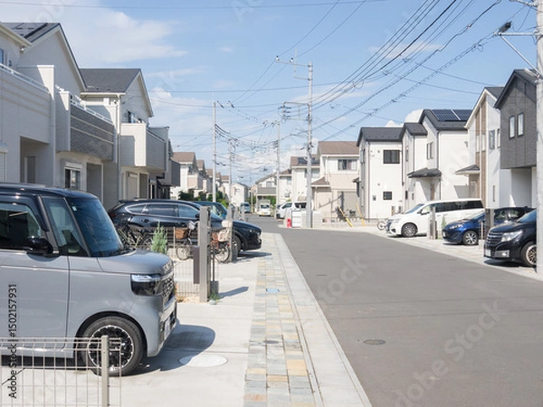 Obraz 戸建て住宅　住宅地