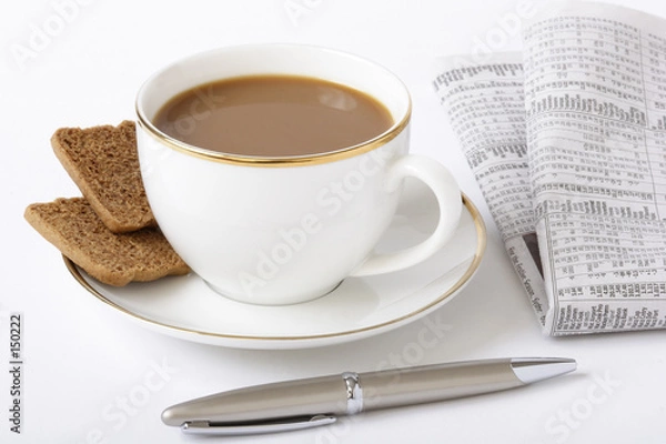 Obraz business breakfast